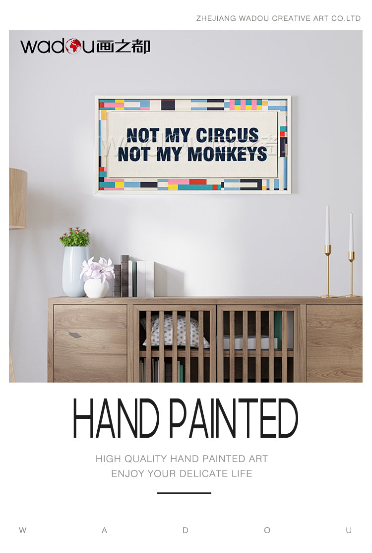 Printed Canvas Framed Art -Matte Canvas and Towel Embroidery& PS Frame