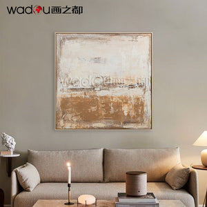 One Hundred Percent Art -Hand Paint  Art &Wood Frame