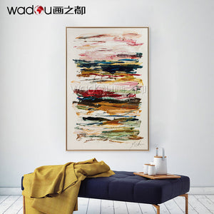 One Hundred Percent Art -Hand Paint  Art &Wood Frame
