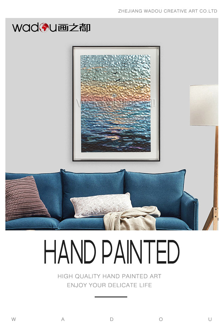 Scenery Framed Art -Flatbed Print KT Board and Linen Paper with Glass &PS Frame