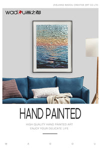 Scenery Framed Art -Flatbed Print KT Board and Linen Paper with Glass &PS Frame