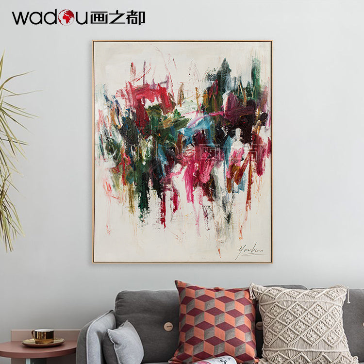 One Hundred Percent Art -Hand Paint  Art &Wood Frame