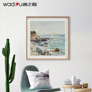 Scenery Framed Art -Flatbed Print KT Board and Linen Paper with Glass &PS Frame