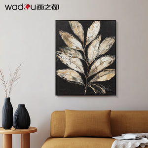 One Hunddred Percent Art -Hand Print Art &Wood Frame