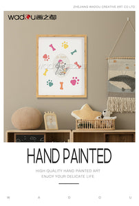 Animals Framed Art -Printing Canvas and  MDF with Glass & PS Frame