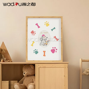 Animals Framed Art -Printing Canvas and  MDF with Glass & PS Frame