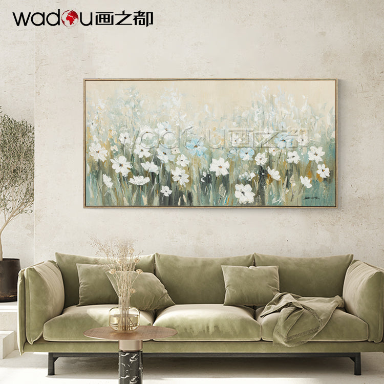 One Hundred Percent Art -Hand Print Art & Wood Frame