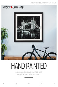London Bridge Framed Art - Crystal Art with Glass & PS Frame