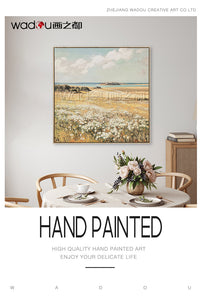 Scenery Framed Art-Matte Canvas and Embellishment & PS Frame