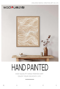 Framed Art-Baming Faux Linen and Foam & PS Frame