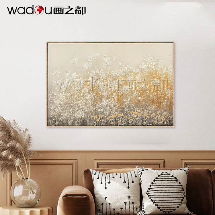 Scenery Framed Art-Matte Canvas and Embellishment & PS Frame