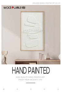 Framed Art-Vacuum Forming with Textured Sand Stone Printing & PE Frame