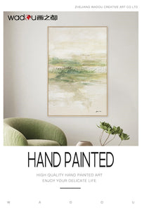 One Hundred Percent Art - Hand Pint Art & Wood Frame