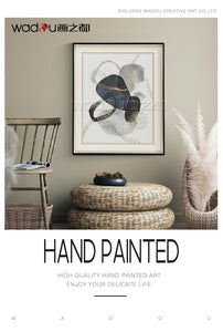 Framed Art -Glass Foil Stamping and Canvas Printing & PS Frame