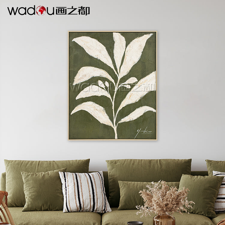 One Hundred Percent Framed Art - Hand Paint Art & Wood Frame