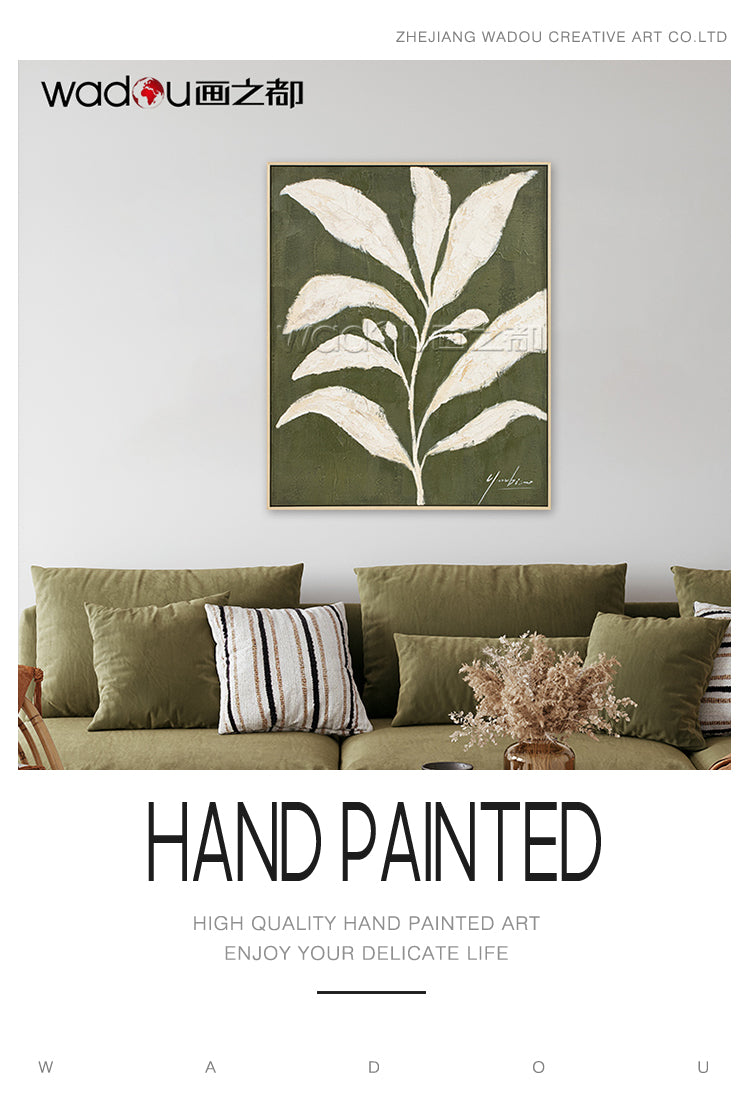 One Hundred Percent Framed Art - Hand Paint Art & Wood Frame