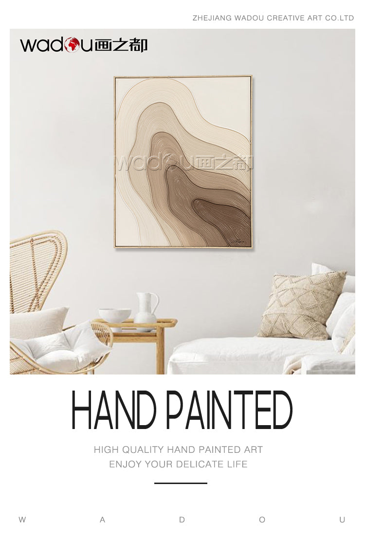 One Hundred Percent Art- Hand-Painting Art & PS Frame