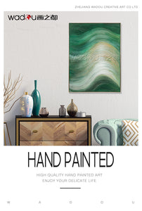 One Hundred Percent Art- Hand-Painting Art & PS Frame