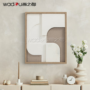 MDF Engraving with Sand Stone Printed and PS Frame & LED Light