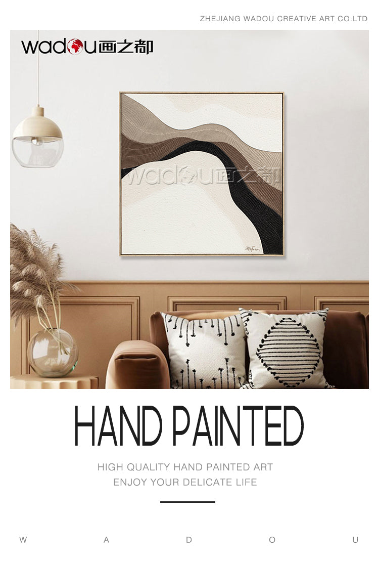 One Hundred Percent Art- Hand-Painting Art & PS Frame