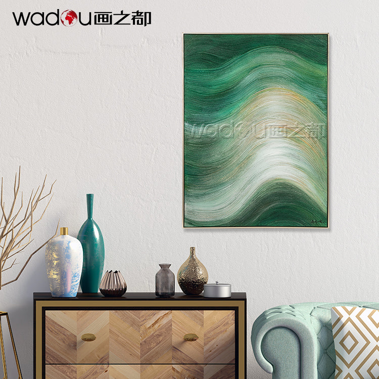 One Hundred Percent Art- Hand-Painting Art & PS Frame