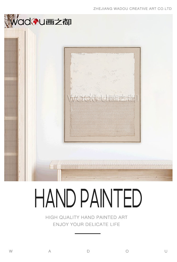 One Hundred Percent Framed Art - Hand Paint Art & Wood Frame