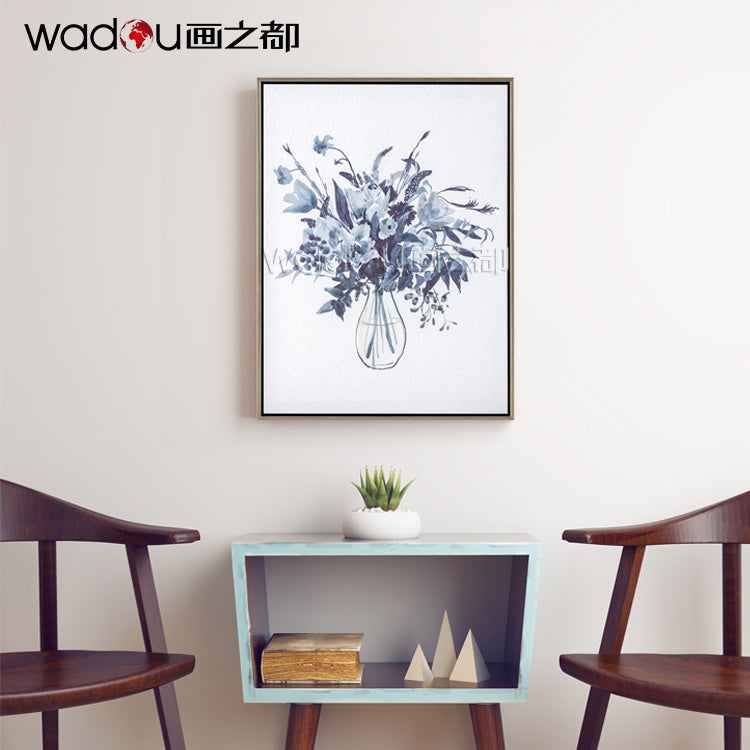 Flower Painting with 30% handtouch---Canvas Printed