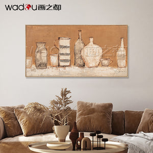 One Hundred Percent Art- Hand-Painting Art & PS Frame