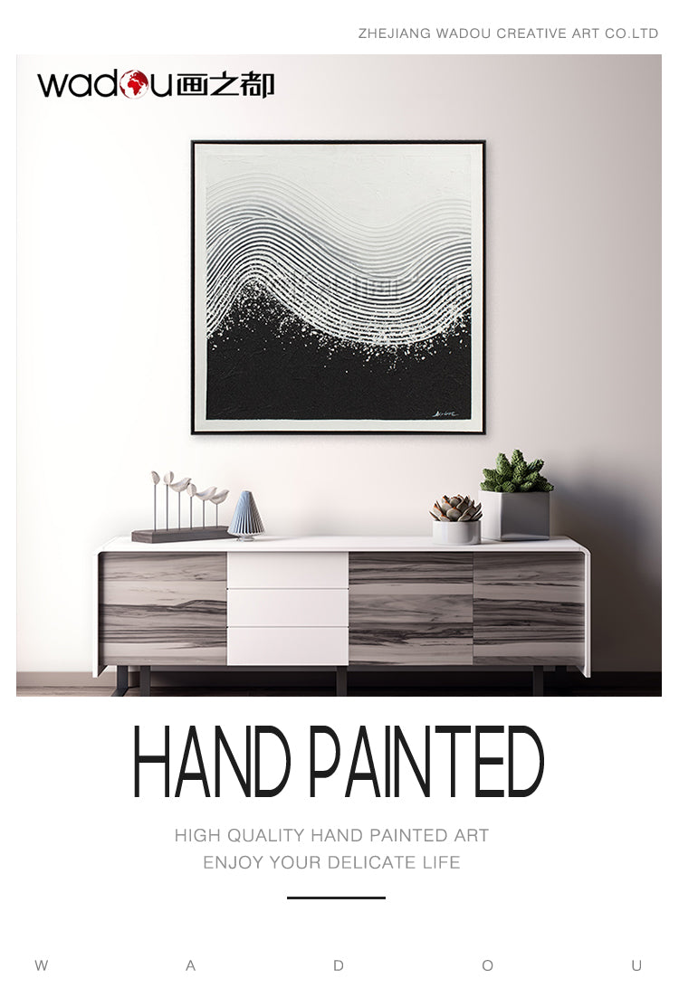 One Hundred Percent Art- Hand-Painting Art & PS Frame