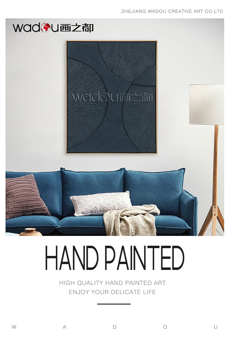 One Hundred Percent Art- Hand-Painting Art & PS Frame