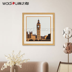 Streetscape Framed Art- Glass Framed Art and Paper Printing & PS Frame