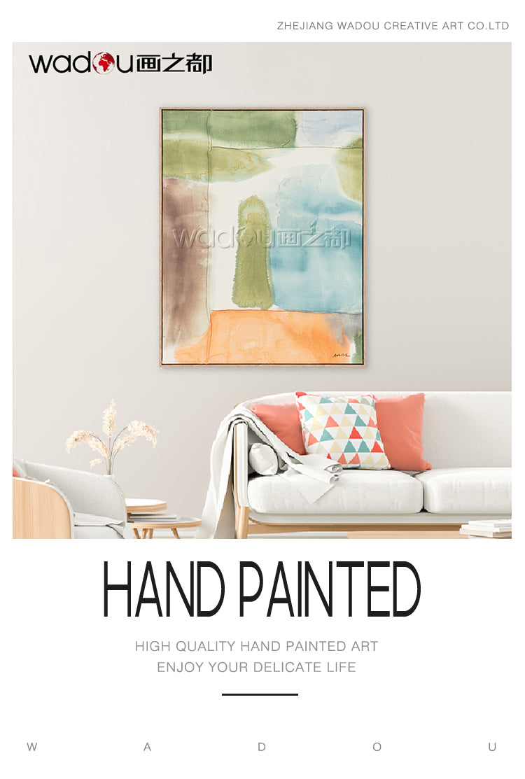 One Hundred Percent Art- Hand-Painting Art & PS Frame