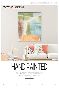 One Hundred Percent Art- Hand-Painting Art & PS Frame