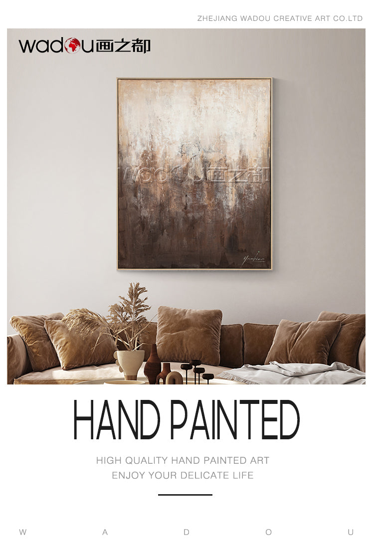 One Hundred Percent Art- Hand-Painting Art & Wood Frame