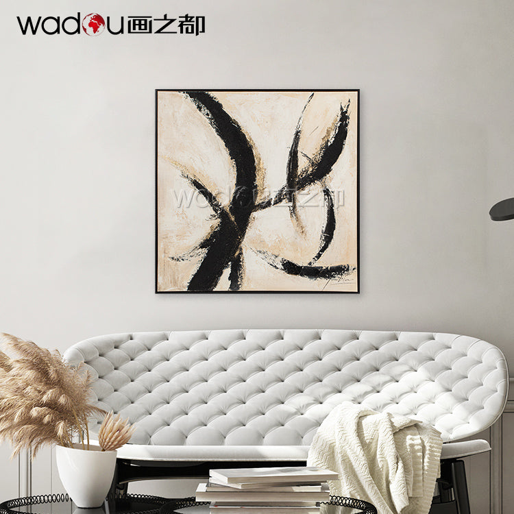One Hundred Percent Art- Hand-Painting Art & PS Frame