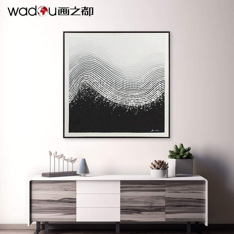 One Hundred Percent Art- Hand-Painting Art & PS Frame