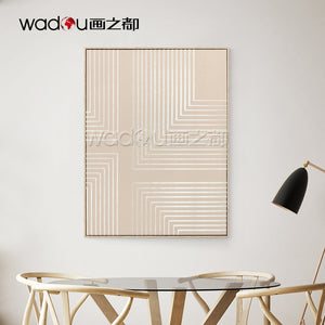 Abstract With Foam Art---Printed Canvas