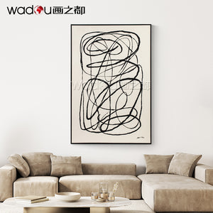 One Hundred Percent Art- Hand-Painting Art & PS Frame