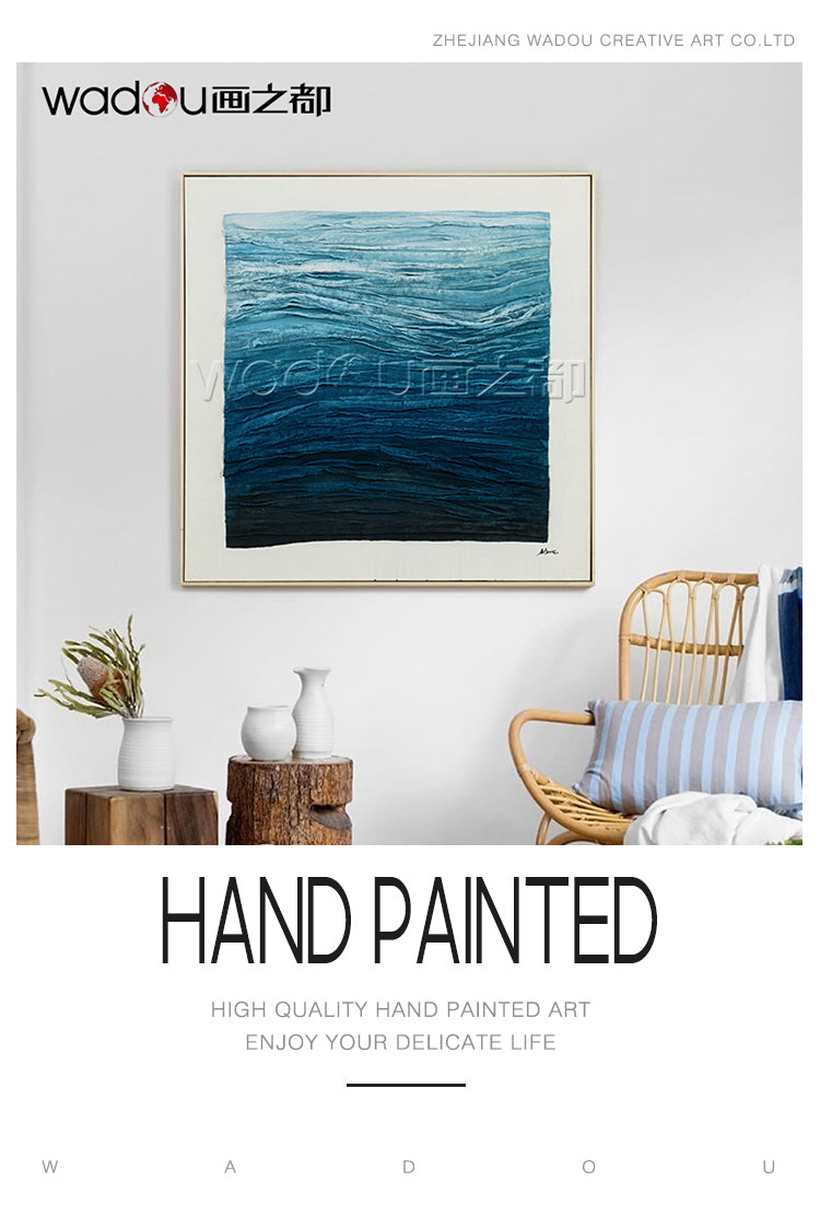 One Hundred Percent Art -Hand painting  Art & Wood Frame