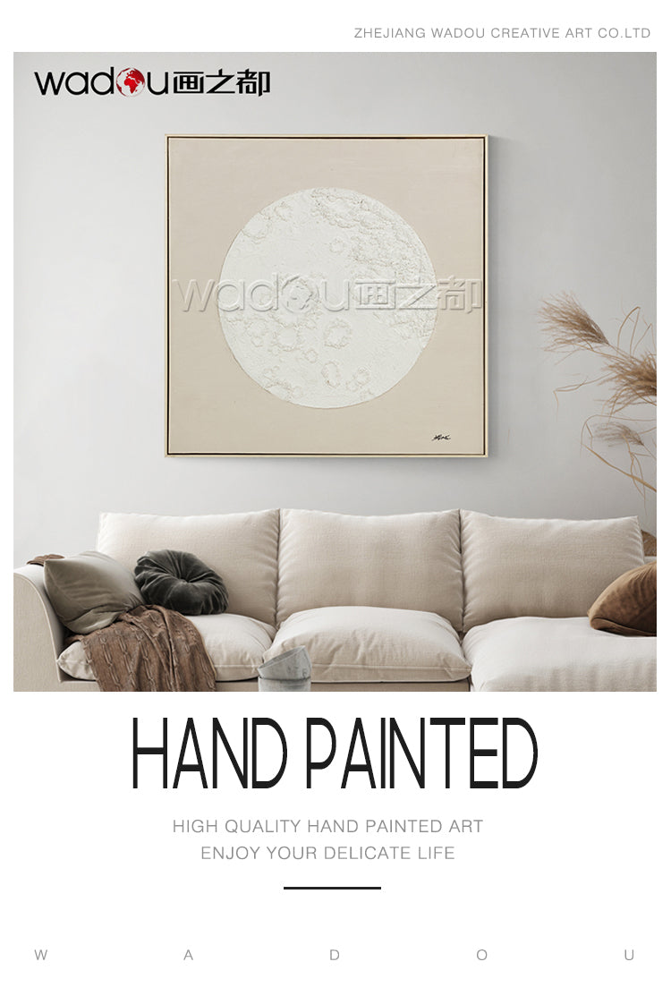 One Hundred Percent Art -Hand painting  Art & Wood Frame