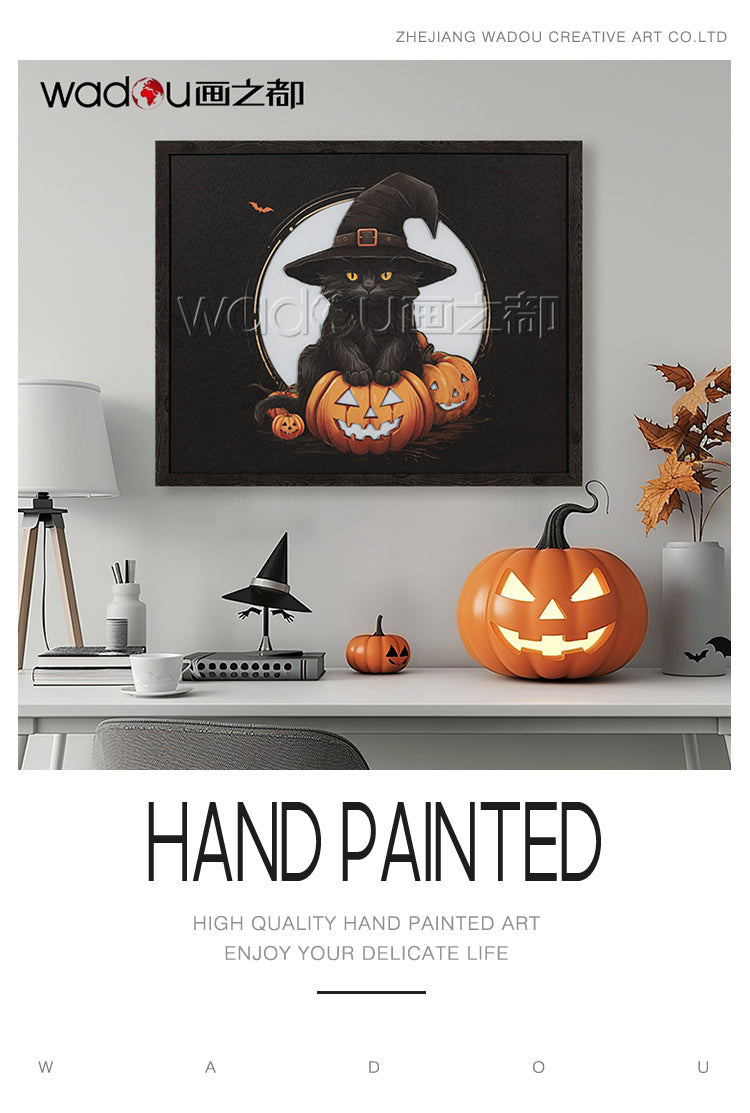 Cat Framed Art -Matte Canvas & PE Frame