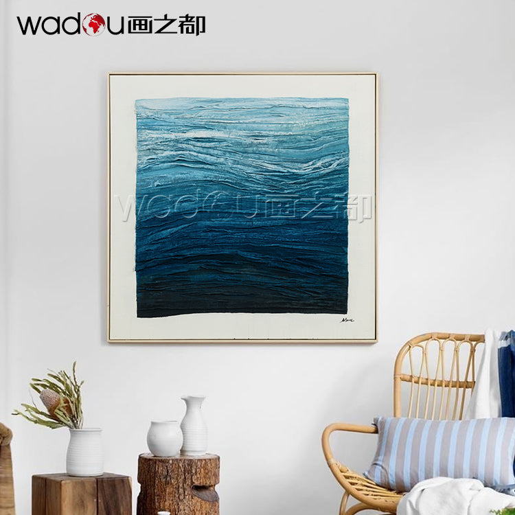 One Hundred Percent Art -Hand painting  Art & Wood Frame