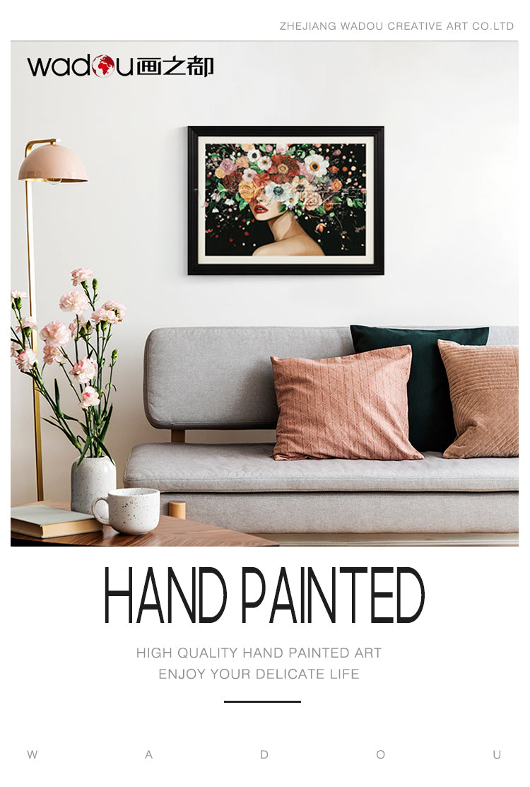 Crystal Printing Framed Art -Papper Printing and  Crystal & PE Frame