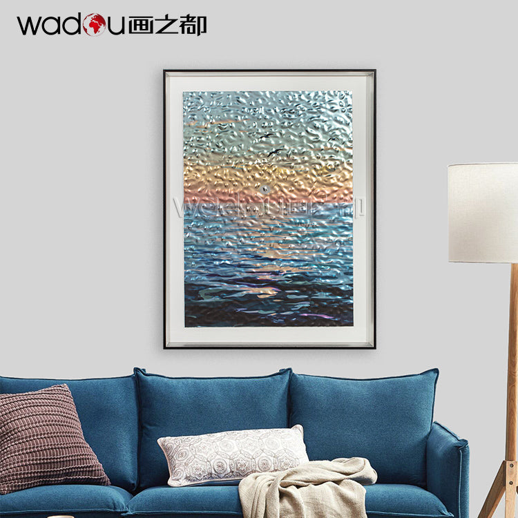 Scenery Framed Art -Flatbed Print KT Board and Linen Paper with Glass &PS Frame