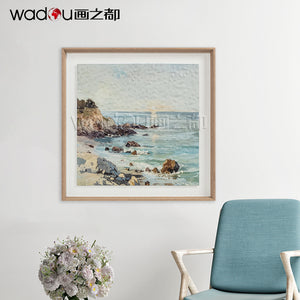 Scenery Framed Art -Flatbed Print KT Board and Linen Paper with Glass &PS Frame