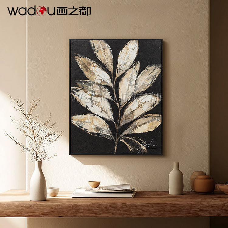 One Hunddred Percent Art -Hand Print Art &Wood Frame