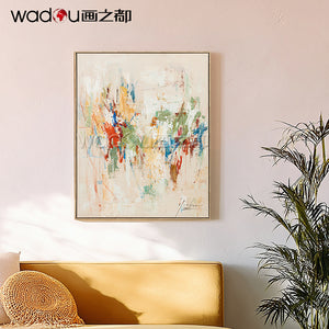 One Hundred Percent Art -Hand Print Art & Wood Frame