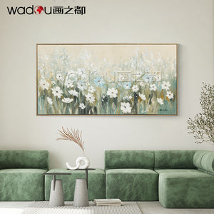 One Hundred Percent Art -Hand Print Art & Wood Frame