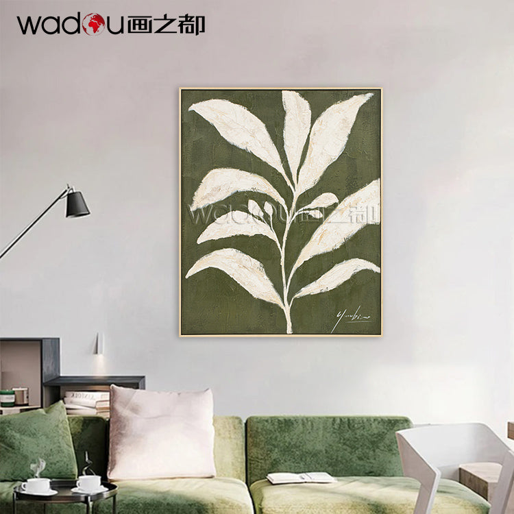 One Hundred Percent Framed Art - Hand Paint Art & Wood Frame