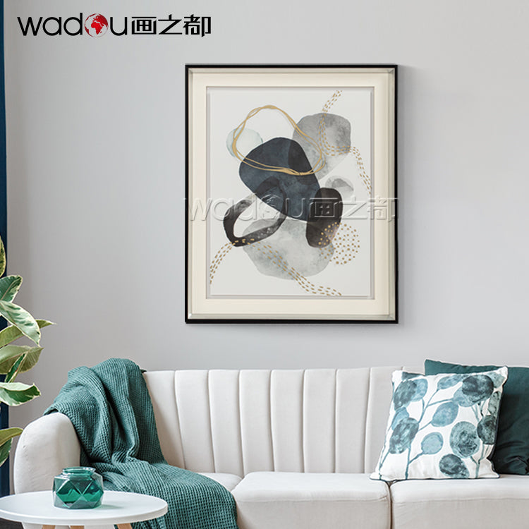 Framed Art -Glass Foil Stamping and Canvas Printing & PS Frame